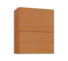 MHHVV - 6D horní skříňka, 2 výklopy, 730x600x300, buk royal